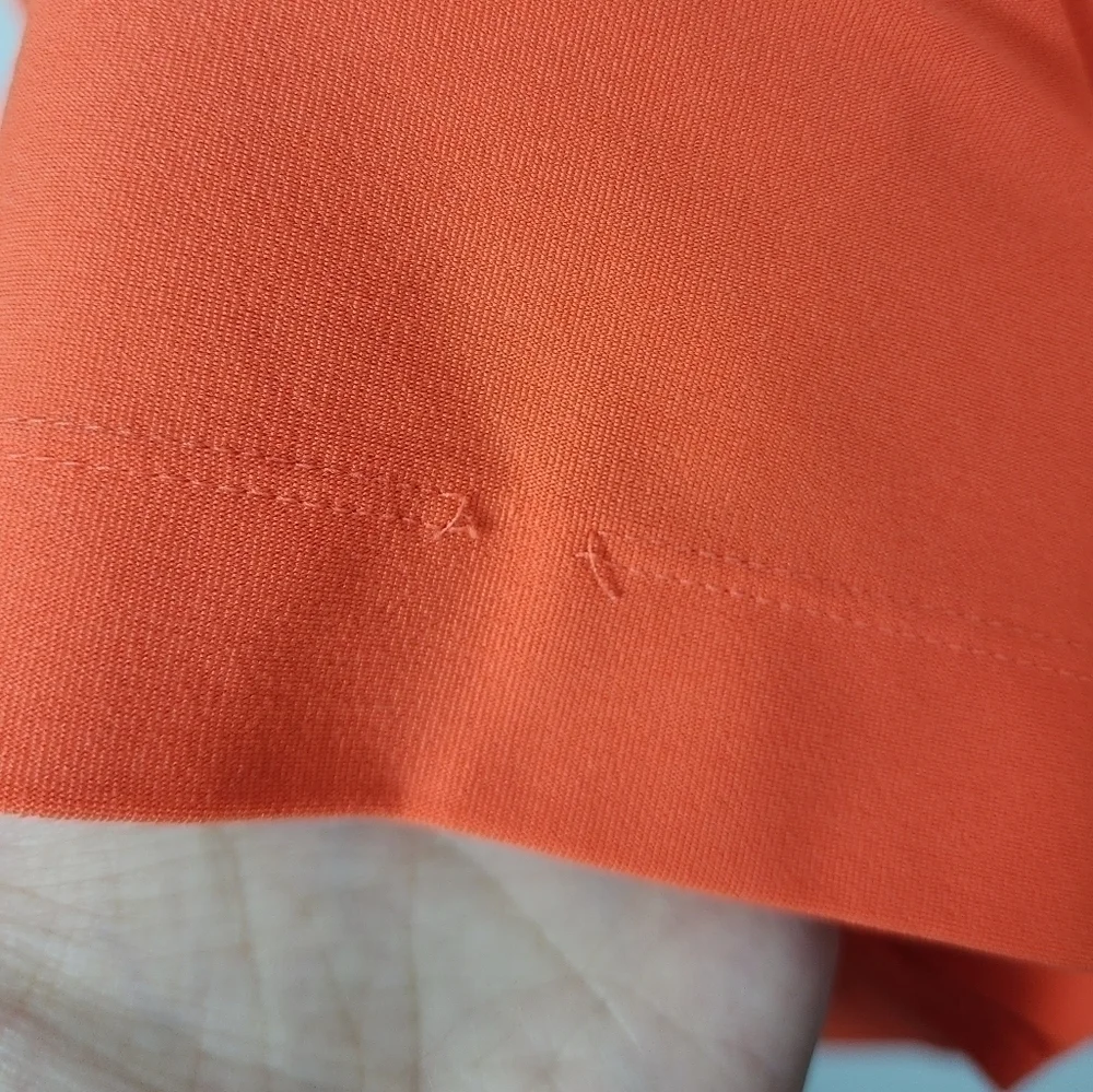 Nike Dri-Fit Golf Polo Orange Large